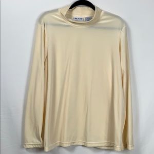 Blair beige long sleeved high neck top size XL